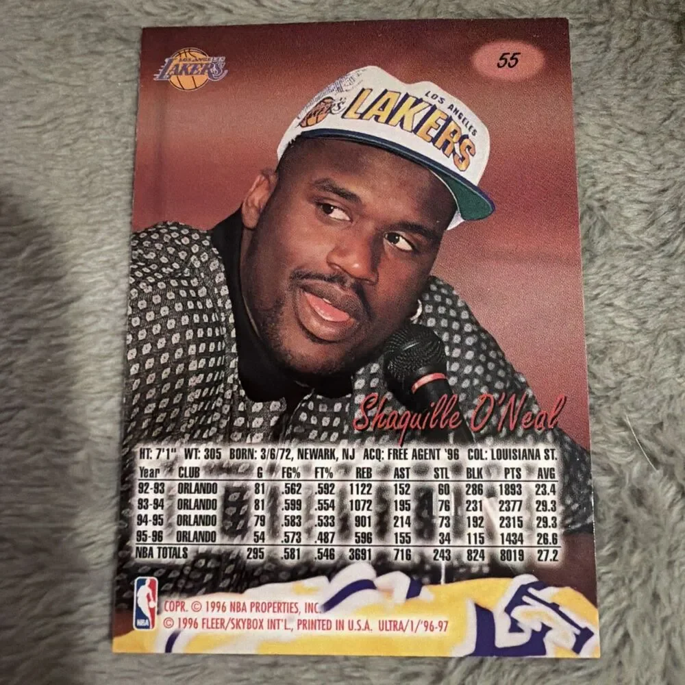 1996-97 Fleer Ultra - Shaquille O'Neal #55